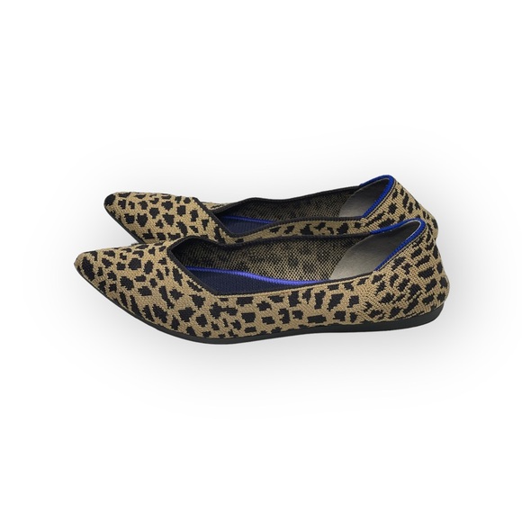 VHTF: Rothy’s ➤ The Point Ballet Ballerina Flat ➤ Spotted Cheetah ➤ 7.5M Retired - Picture 7 of 16
